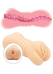 Sextoy masculin simple avec deux orifices - Un anus et un vagin pour des sensations intenses - Sophie Libertine Vannes