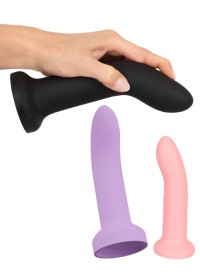 Gode spéciaux pour harnais forme phallique sans dessin de gland prononcé - parfait pour débuter dans le pegging