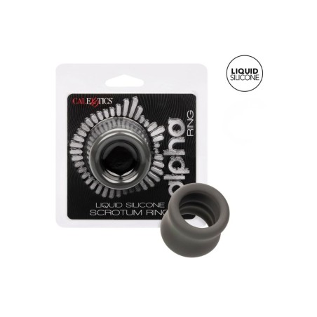 Anneau de testicules pour homme - scrotum stretching en silicone gris - LoveStore Vannes