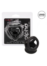 Cage en silicone liquide noir en vente à la boutique Sophie Libertine de Vannes