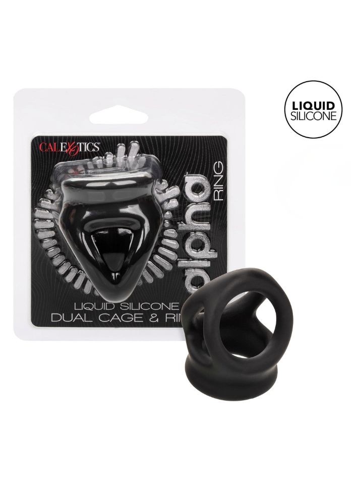 Cage en silicone liquide noir en vente à la boutique Sophie Libertine de Vannes