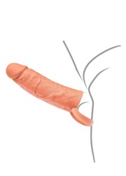 Gaine en silicone liquide réaliste pour augmenter le diamètre du pénis - Sophie Libertine Vannes