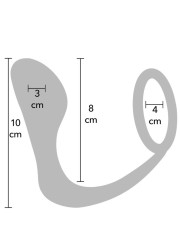 Dimension du plug et Cockring double stimulation masculine - Sophie Libertine Vannes