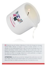 Huile de massage chaude sous forme de bougie pour masser sa/son partenaire Sophie Libertine Vannes