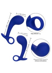 Kit de deux plugs en silicone pour stimuler la prostate forme incurvée - Sophie Libertine Vannes