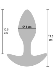 Plug anal en silicone dimension 4 cm - avec poids de 360 grammes - Sophie Libertine Vannes