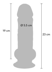 Gode ventouse pour sexe anal ou vaginal avec large diamètre de 5.5 pour une bonne dilation - Sophie Libertine Vannes