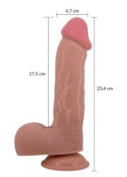 Gode ventouse de 23cm avec un diametre de 4.4cm en vente chez Sophie Libertine Vannes