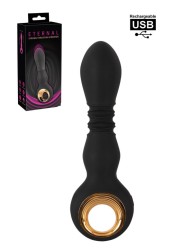 Sextoy mixte avec stimulation par poussée va-et-vient avec vibration - vibro anal ou vaginal