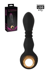 Sextoy mixte avec stimulation par poussée va-et-vient avec vibration - vibro anal ou vaginal