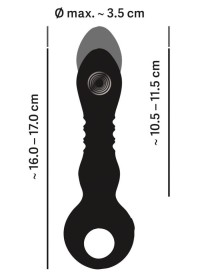 Dimension du vibromasseur Strong thrusting Eternal en vente chez Sophie Libertine Vannes