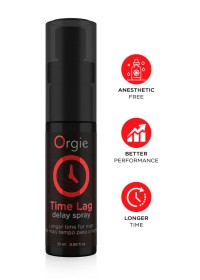 Spray retardant masculin ORGIE Time Lag pour aider à maitriser et retarder son éjaculation