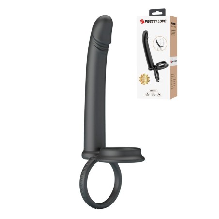 Gode pour double pénétration avec anneaux de maintien - Sophie Libertine Vannes