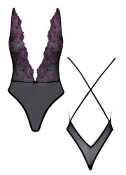 Body sexy chic en tulle transparent noir - Sophie Libertine Vannes Love Store dans le Morbihan