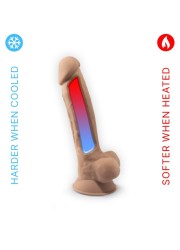 Gode ventouse réaliste à testicules - Sophie Libertine Vannes sexshop Morbihan