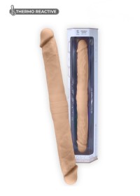 Double dong réaliste en silexpan pour des sensations proche de l'humain