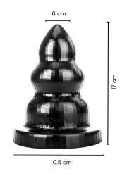 Plug anal taille S de 17 cm de haut - dilatation de 6 à 10.5 cm diamètre