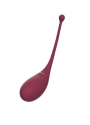 Oeuf vibrant rechargeable en silicone bordeaux élégant en vente chez Sophie Libertine Vannes