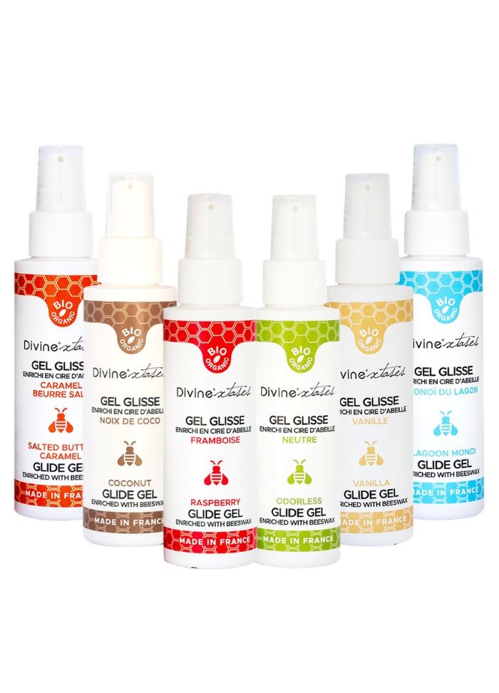 Gel lubrifiant glisse extrême bio et naturel arôme framboise