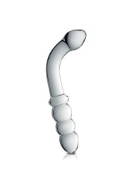 Gode en verre Glass Dildo Clear Curve transparent