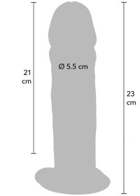 Gode ventouse pénétrant avec diamètre de 5.5 cm en vente chez Sophie Libertine Vannes