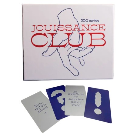 LA BOITE JOUISSANCE CLUB - Jeu de cartes pour couple en vente chez Sophie Libertine Morbihan