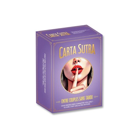 Jeu de cartes érotiques entre couple pour jouer à plusieurs lors de vos soirées intimes - Carta Sutra