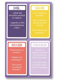 Carta Sutra Entre couple - Jeu érotique pour jouer en soirée libertine avec d'autres couples