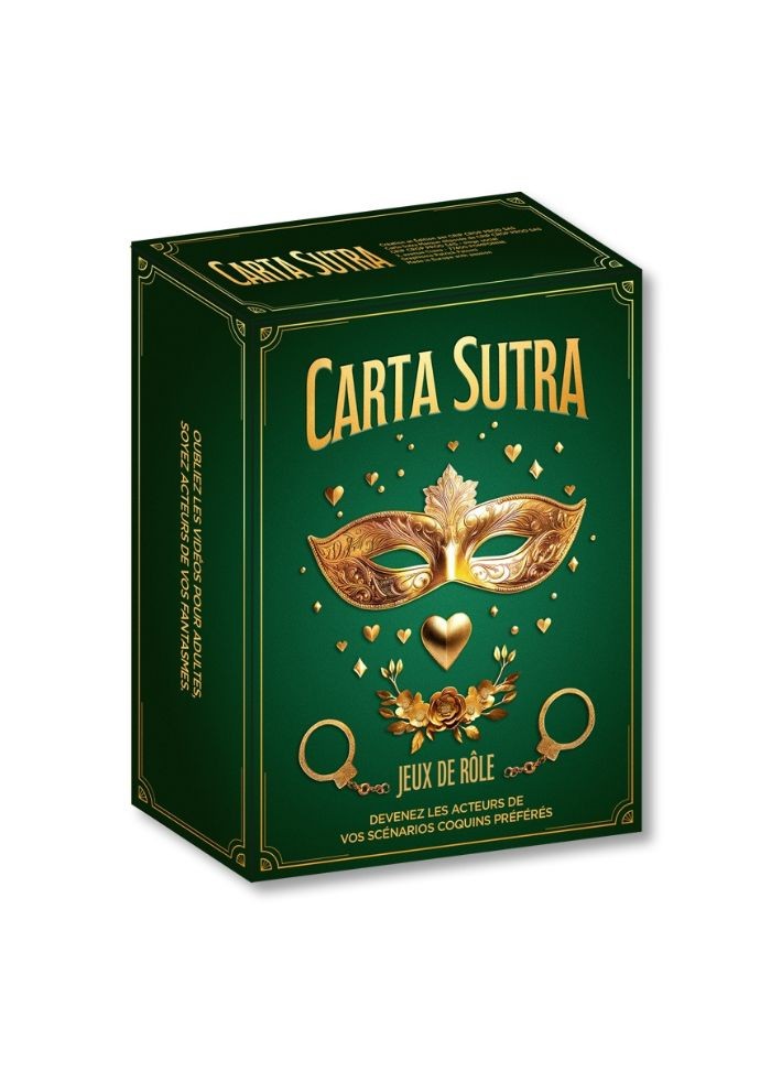 Boîte Carta Sutra Jeux de Rôle : Un design élégant pour des soirées sensuelles et pleines de complicité.
