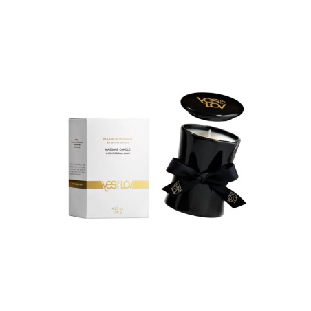 Bougie de massage au parfum affolant disponible à la boutique Sophie Libertine Vannes