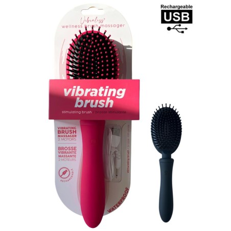 Brosse à cheveux vibrante vibraliss pour une double stimulation - Sophie Libertine Vannes
