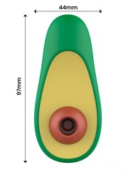Mini avocado aspiration un sextoy à succion au design original doté de 10 niveaux d'intensité.