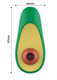 Mini avocado aspiration un sextoy à succion au design original doté de 10 niveaux d'intensité.