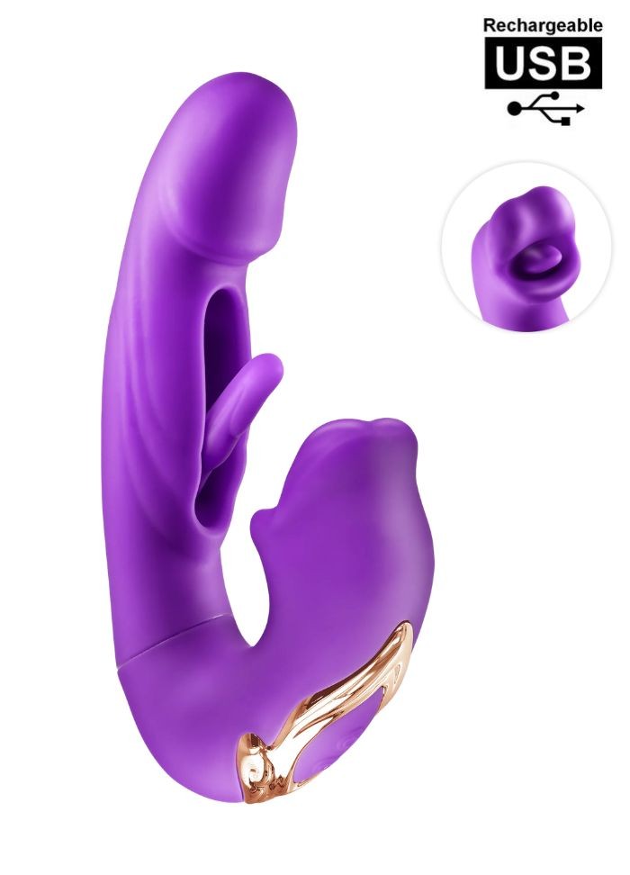 Stimulateur double pénétrant et clitoris en vente chez Sophie Libertine Vannes