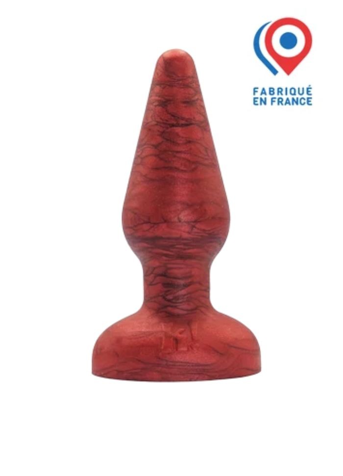 Krapulle Plug anal en silicone artisanal, fabrication Française de sextoy