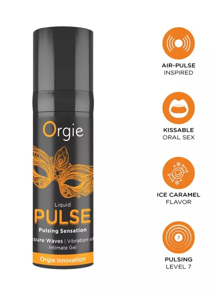 Gel de stimulation externe liquid pulse de Orgie - Sophie Libertine Vannes
