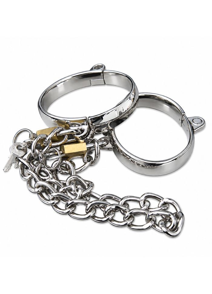 Menottes d'entraves pour restriction et jeu bdsm - Sophie Libertine Vannes