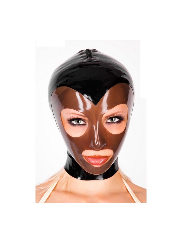 Cagoule masque latex