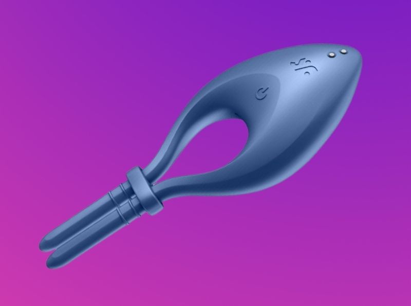 Satisfyer Bullseye Cockring Vibrant Ajustable Rechargeable Connecté App