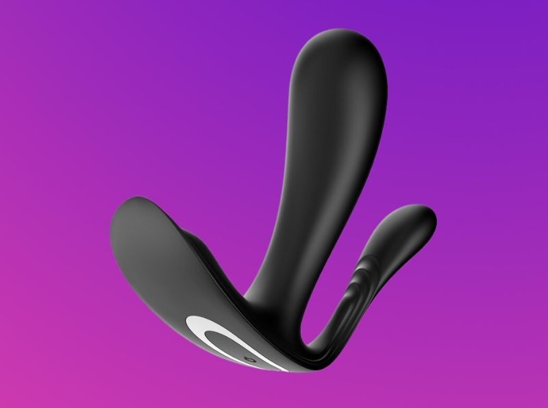 Satisfyer Stimulateur PointG + Anal + Clitoris connecté Top Secret+