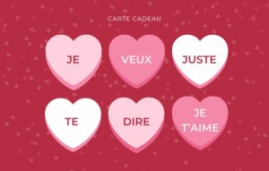 
			                        			Je t'aime